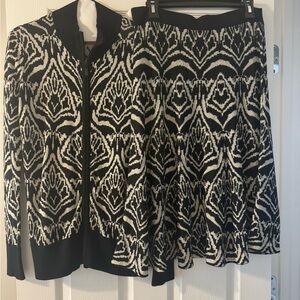 Two piece sweater suit